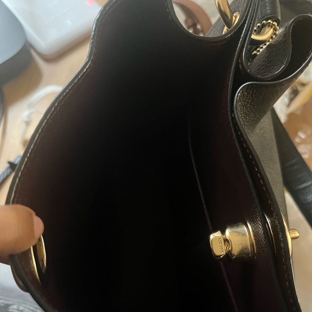 Coach Charlie black leather bucket bag - Picture 7 of 9